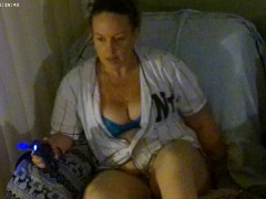 Gamer Girl Smoking Cigarettes In Bra and Panties Part 7 (Close Up)Visit Her Channel For Other Videos