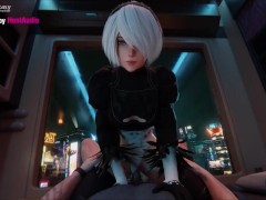 2B Vaginal Cowgirl (Nier Automata 3d animation with sound)