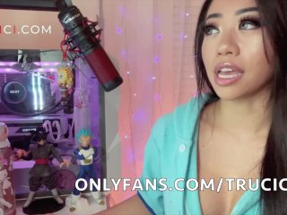 Happy 2023 Fappers! Sexy Asian Gamer Babe Trucici Gives Dating Advice And Rates A Fans Dick!