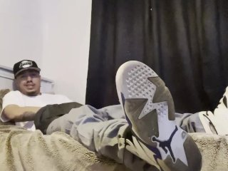 Chillin And Sagging In Bed While I Fuck My Toy - Sexysaggeryo