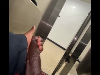 CumshotIn Womens Public Restroom (doorOpen)