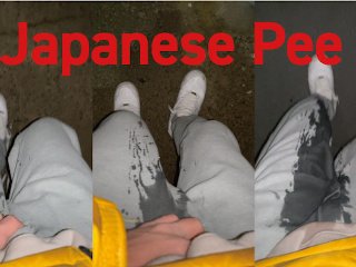 Japanese Hentai Can't Stand It Outdoors And Pees A Lot ♡ Cute Boy