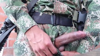 Soldier Occasionally They Discover Me Pajeando En Mi Post Of Guardia Soldado Colombiano