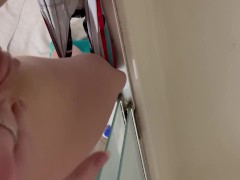 my piss slut self had a lazy standing shower piss