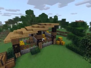 How To Build An Easy Stable In Minecraft