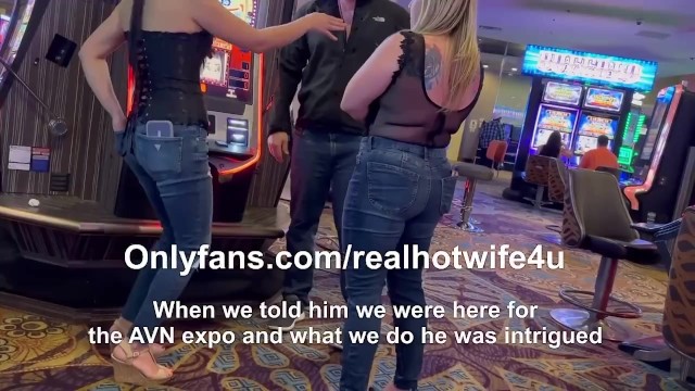 640px x 360px - FFM Threesome with Stranger we Met at a Casino in Las Vegas - Pornhub.com