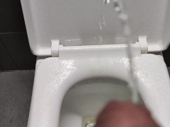 Pissing on public toilets
