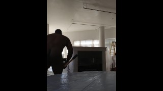 naked twerk at work