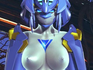 Robot Girl Cowgirl 3D Hentai