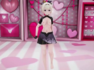 Kazama Iroha Hentai Undress Dance Lap Tap_Love MMD 3D HoloLive Samurai Girl DARKPURPLE EYES
