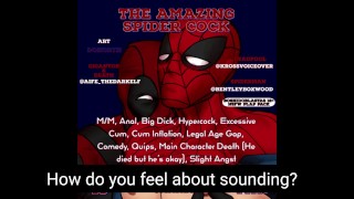 Audio Spiderman's Massive Cock Fucks Deadpool