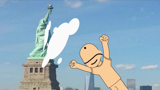 640px x 360px - Penis Cums all over the Statue of Liberty / Grounded - Pornhub.com