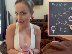 FRENCH STEPMOM TEACHES SEX ED - PART 1 - PREVIEW - ImMeganLive x WCA Productions Kyle Balls