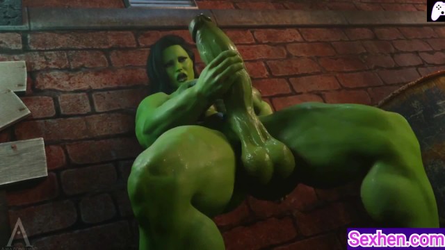 Antimated Masturbating Big Dick - 4K) she Hulk Futa Massage and Masturbate his Big Green Penis to Cum |3d  Hentai Animations|P130 - Pornhub.com