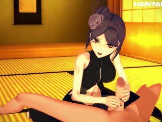Konan - Naruto Hentai Anime 3D + Pov