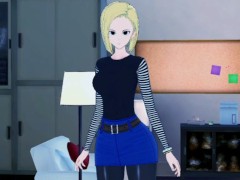 Guy enters Android 18's room and fucks her Dragon Ball Z Anime Hentai Uncensored Android No. 18