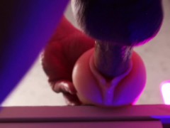 Horny man play with toy pussy fleshlight