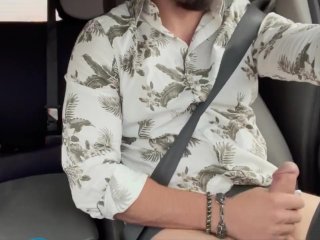 Rubbing Cock While Driving_Until Cumming.