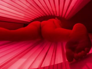 Tanning Bed Dildo Fuck
