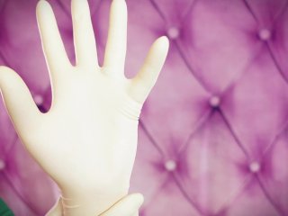 ASMR: Gloves Fetish. Double Latex Gloves. Arya Grander.(SFW)