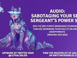 Audio: Sabotaging Your Sexy Sergeant’s Power Suit