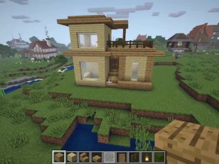 How to Build_a Modern Wood House inMinecraft