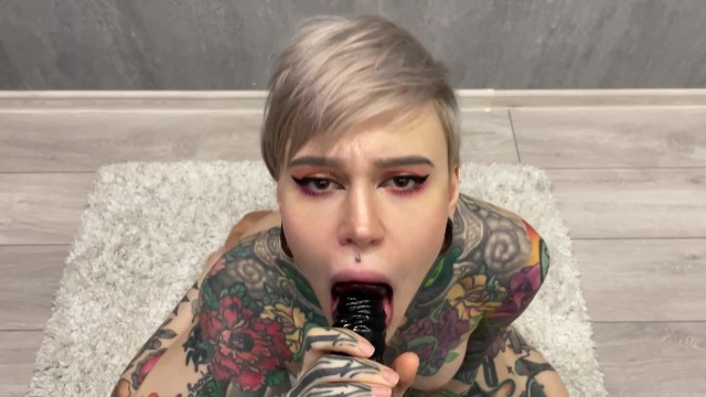 Porn Video - Split tongue for your Big Black Cock