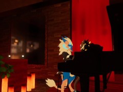 Little Wickerbeast gets pounded over piano