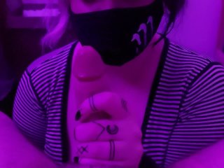 Getting A Blowjob Through A Hole In A Face Mask