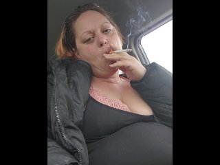 Smoking In The Parking Lot