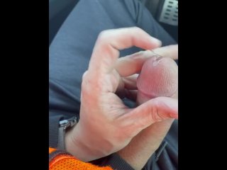So Much Precum Followed By A Fat Nut! All While Driving 1/2