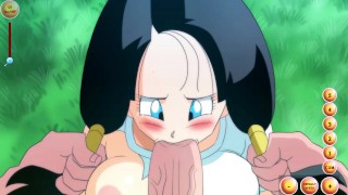 Kame Paradise 3 MultiverSex Uncensored - Videl Learn How To Give Head by Foxie2K