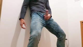 Asshole Watch As I Pulse My Ass And Masturbate My Cock In My Friend's Hotsportfitboy's Home