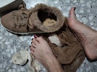 Taking Off My Pantyhose!