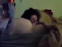 Morning blowjob in bed
