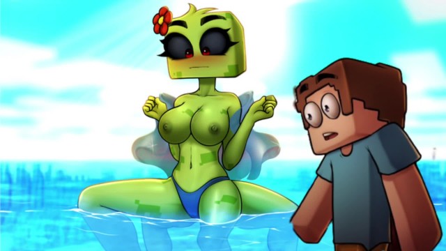 Minecraft Big Boobs Porn - Hornycraft Creeper Boobs Job IN the Beach GAME GALLERY - Pornhub.com