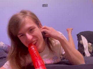 Femboy In Thong Teasing Himself