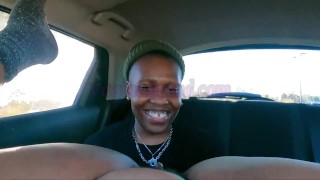 BACKSEAT FUN WAS NEARLY CATCHED