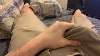 Masturbation Cumming In My Pants Intense Orgasm Ruined Pants Huge Mess