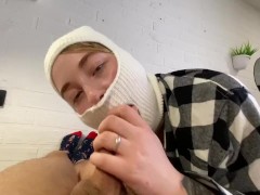 Passionate blowjob and cum in mouth