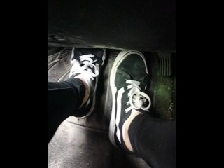 I Show You My Feet Driving!