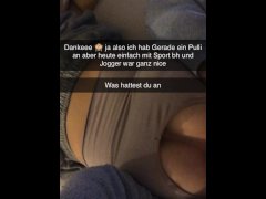 German Gym Girl wants to fuck Guy from Gym on Snapchat