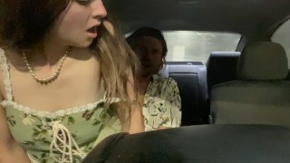 #159 - Almost Got Caught Having Car Sex (And Her Dress is Super Cute...)