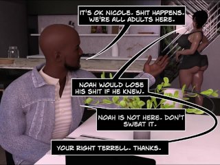 THICK Cheating Wife Receives BBC BehindSuspicious Husbands Back(3D Comic)