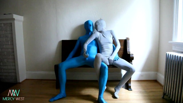 Zentai Duo (Mr Blue has a Hard-on) - Pornhub.com
