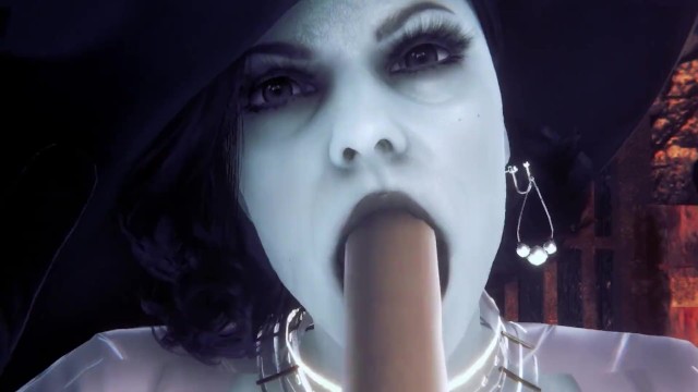 640px x 360px - Lady Dimitrescu Blowjob | Resident Evil Village Hentai Prody - Pornhub.com