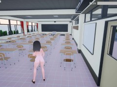 Naked Risk 3D [Hentai game PornPlay ] Exhibition simulation in public building