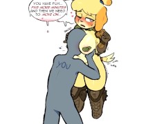 【ACNH Lewd Comic Dub】Demons Aren't The Only Ones Isabelle is Up Against in DOOM~【Art: tiddybaa】