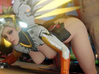 Mercy Deep Fuck At The Airport. Overwatch