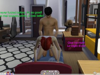 The Sims Ep.1 Step Sister Fucks LittleNerd Step Brother and_Gets Pregnant